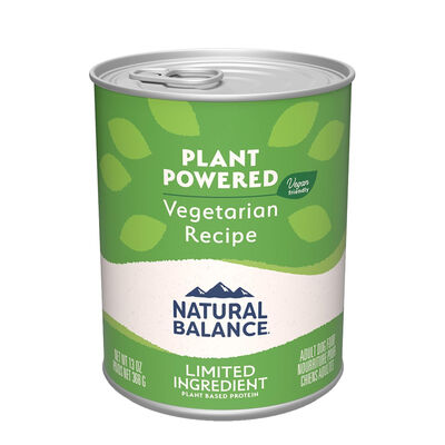 Natural Balance Limited Ingredient Vegetarian Paté Recipe Dog Wet Can, 13-oz