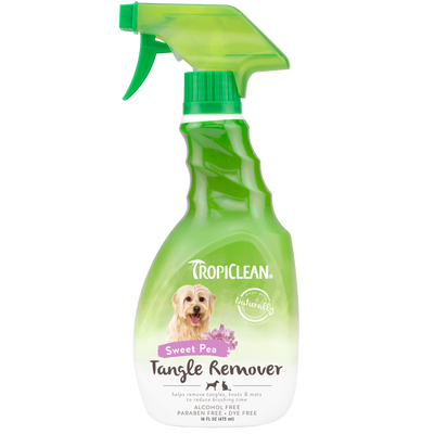 TropiClean Sweet Pea Tangle Remover Spray for Pets, 16oz