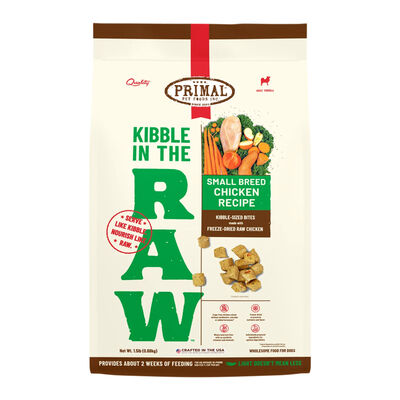 Primal Canine Small Breed Recipe Kibble in the Raw, 1.5-lb