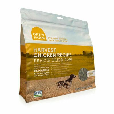 Open Farm Harvest Chicken Freeze Dried Raw Dog Food, 13.5-oz