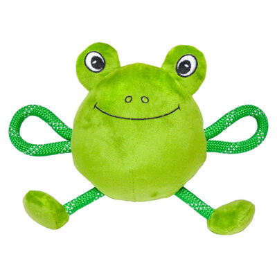 Patchwork Pet Franklin the Frog Dog Toy, 8-in