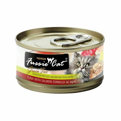 Fussie Cat Premium Tuna With Salmon Formula In Aspic 2.82-oz
