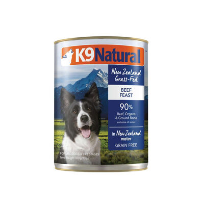 K9 Natural Beef Feast Dog Can, 13-oz