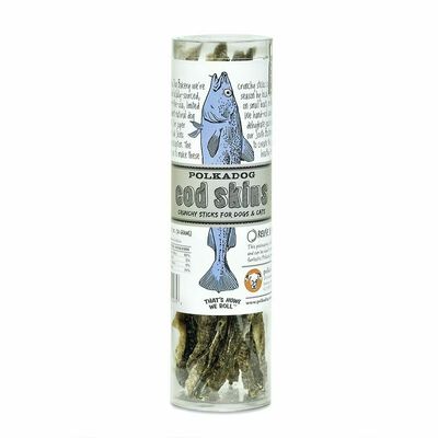 Polkadog Tube: Cod Skin Jerky - 2.5-oz