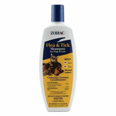 Zodiac Flea & Tick Shampoo For Dogs & Cats