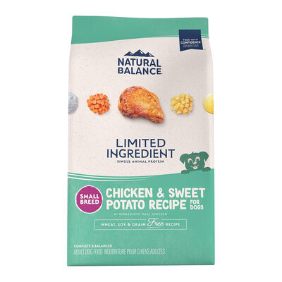 Natural Balance Limited Ingredient Chicken And Sweet Potato Small Breed Dry Dog Food, 12-lb