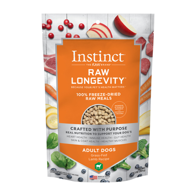 Instinct Freeze-Dried Raw Longevity Adult Lamb Bites Dog Food , 9.5-oz