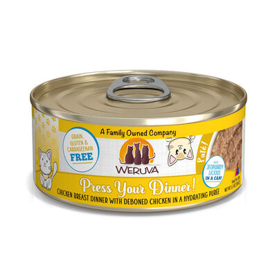 Weruva Classic Cat Paté Can - Press Your Dinner!, 5.5-oz