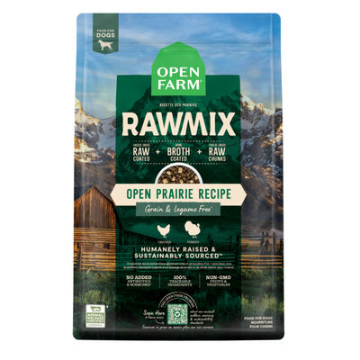 Open Farm Dog Raw Mix Open Prairie Grain & Legume Free Recipe, 20-lb