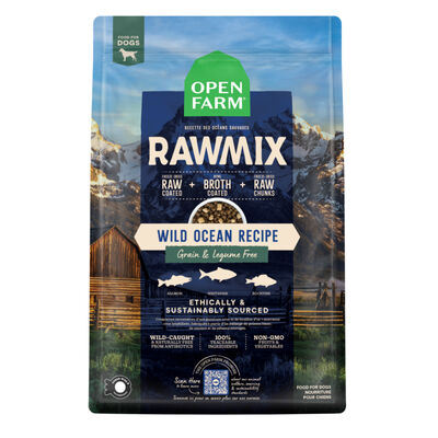 Open Farm Dog Raw Mix Open Wild Ocean Grain & Legume Free Recipe, 3.5-lb