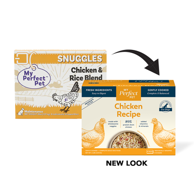 FROZEN My Perfect Pet Snuggles Chicken & Rice Gently Cooked Dog Food (8-pack), 4-lb