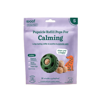 Woof Calming Wellness Refill Pops for Small Pupsicle Dog Toy, 6-oz