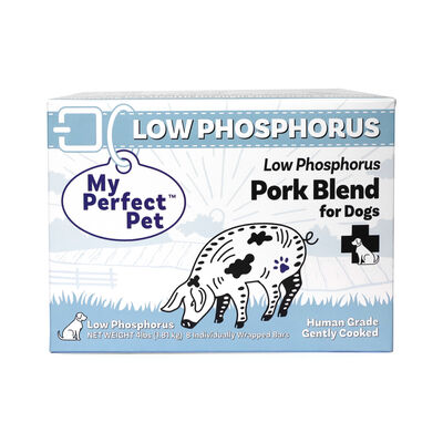 FROZEN My Perfect Pet Low Phosphorus Pork Gently Cooked Dog Food (8-pack), 4-lb