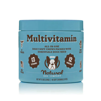 Natural Dog Company Multivitamin Chews, 90 count