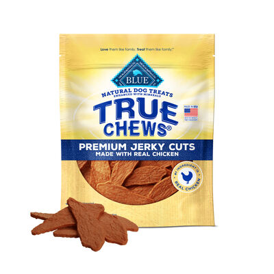 Blue Buffalo BLUE True Chews Premium Jerky Cuts with Real Chicken Natural Dog Treats, 22-oz