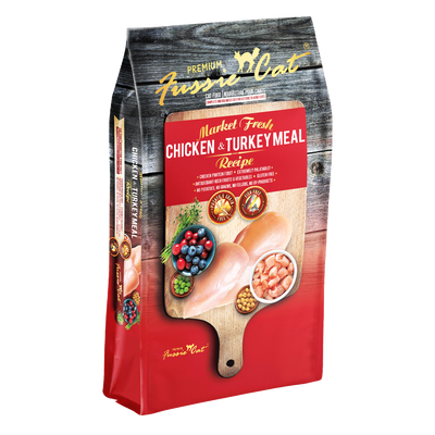 Fussie Cat Market Fresh Chicken & Turkey Formula, 4-lb