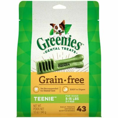 Greenies - Dog Teenie Adult Grain Free Chew 12-oz