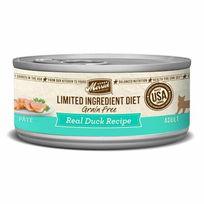 Merrick Limited Diet Ingredent Grain Free Real Duck Recipe Pate