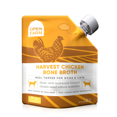 Open Farm Chicken Bone Broth, 12-oz