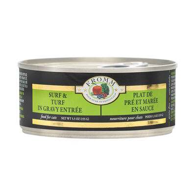 Fromm Four-Star Surf &Turf in Gravy Entr&eacute;e for Cats Can, 3-oz