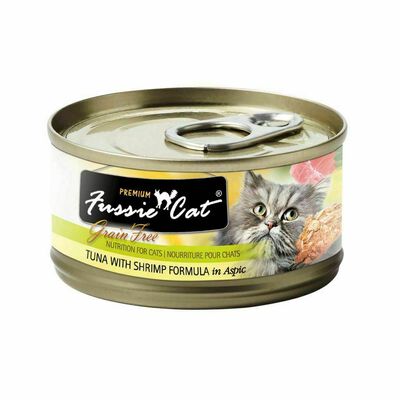 Fussie Cat Premium Tuna With Shrimp Formula In Aspic 2.82-oz