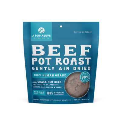 A Pup Above Beef Pot Roast Adult Gently Air Dried Dog Food, 2.5-oz