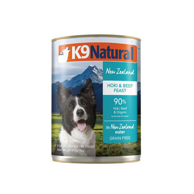 K9 Natural Hoki & Beef Feast Dog Can, 13-oz