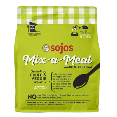 Sojos Mix-A-Meal Grain-Free Recipe Pre-Mix Dog Food, 8-lb