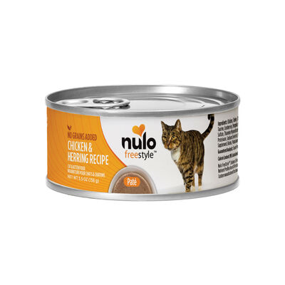 Nulo FreeStyle Cat Grain-Free Chicken & Herring Can, 5.5-oz