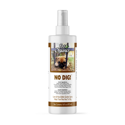 Pet Organics No Dig! Dog And Cat Spray, Stop Unwanted Digging, 16-oz, Made In The USA