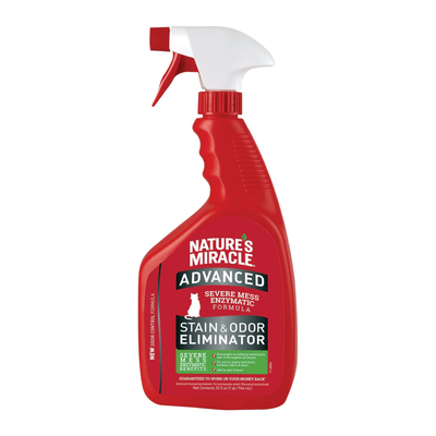 Nature's Miracle Cat Advanced Stain And Odor Remover Spray, 32-oz