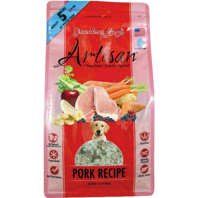 Artisan Pork Dog Food, 3-lb