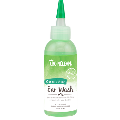 TropiClean Alcohol Free Ear Wash for Pets, 4oz