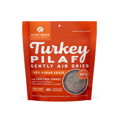 A Pup Above Turkey Pilaf Adult Gently Air Dried Dog Food, 2.5-oz
