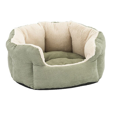 Ethical Products Sleep Zone Reversible Cushion Cuddler Sage Dog Bed, 18"