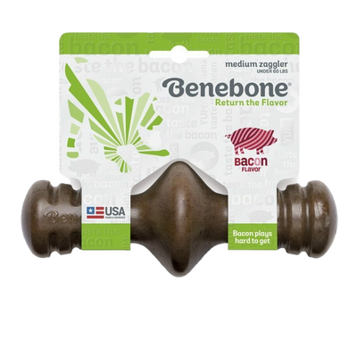 Benebone Zaggler Rolling Dog Chew Toy, Made In USA