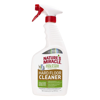 Nature&rsquo;s Miracle Hard Floor Cleaner Dual-Action Stain & Odor Remover, 24-oz