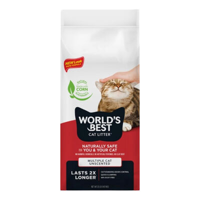 World's Best Multi Cat Clumping Corn Cat Litter