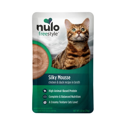 Nulo FreeStyle Cat Silky Mousse Chicken & Duck Pouch, 2.8-oz