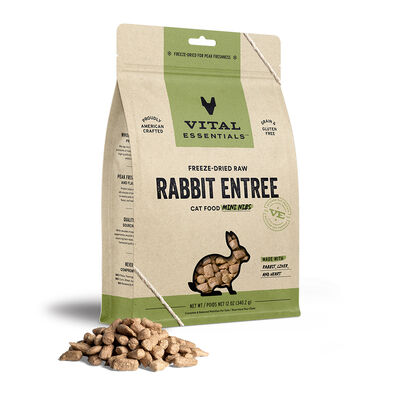 Freeze-Dried Rabbit Mini-Nibs Cat Entree