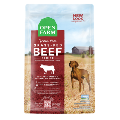 Open Farm Grain Free Grass-Fed Beef Recipe, 22-lb