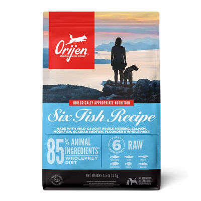 Orijen Six Fish Dog Food, 4.5-lb