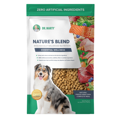Dr. Marty Nature's Blend Essential Wellness Freeze Dried Raw Dog Food, 48-oz