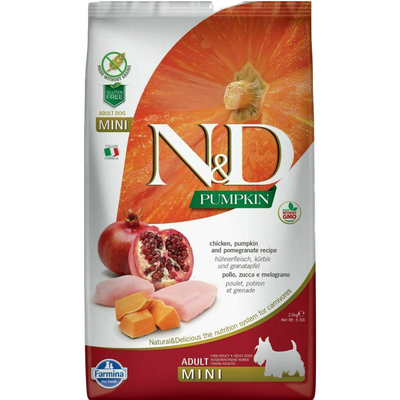 Farmina N&D Chicken & Pumpkin - Mini 5.5-lb