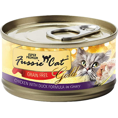 Fussie Cat Super Premium Chicken With Duck Formula In Gravy 2.8-oz