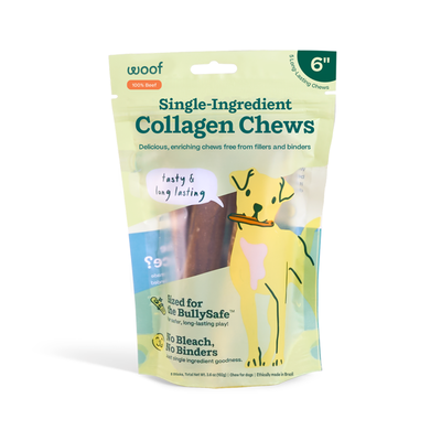 BullySafe Chews - Pure Collagen - 5pk 6in