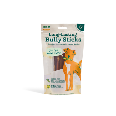 BullySafe Chews - Bully Stick - 5pk 6in