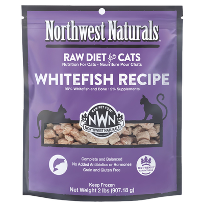 Frozen Raw Whitefish Cat 2-lb