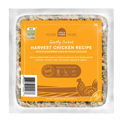 Gently Cooked Frozen Chicken (Dog Food, Human Grade) Gap 3 - 8-oz