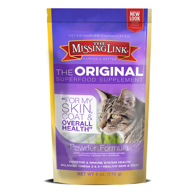 The Missing Link Original Feline Skin & Coat Powdered Supplement 6-oz